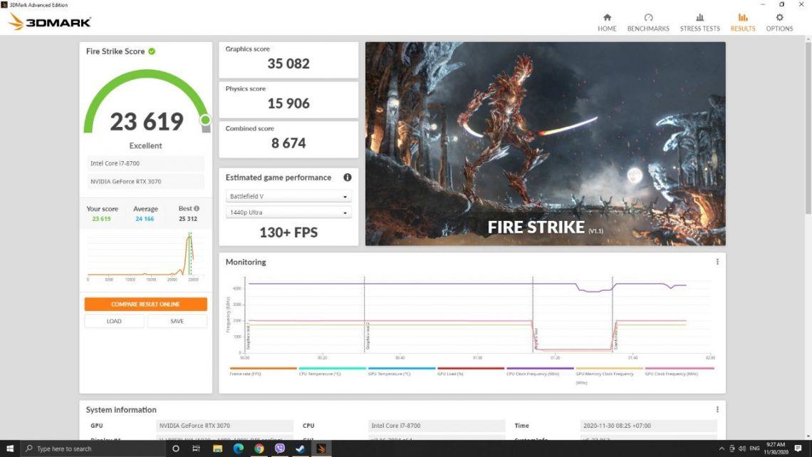  ASUS Strix RTX 3070 8G Gaming