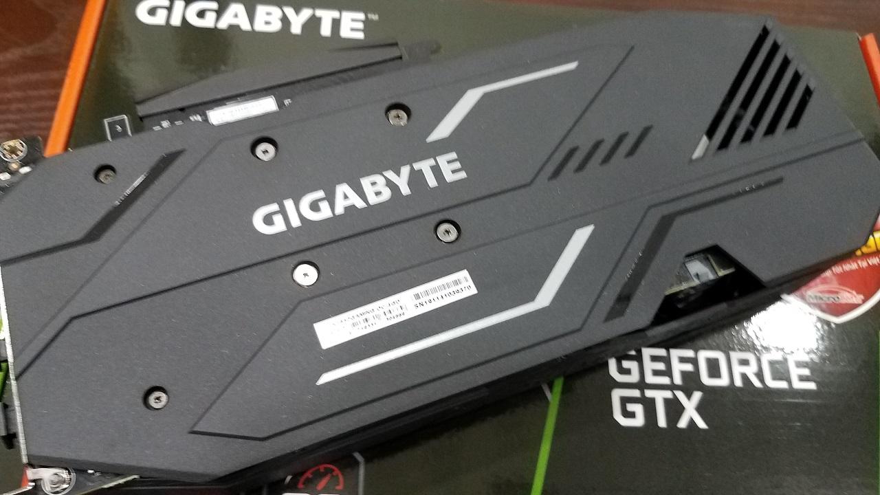 Cận cảnh tản nhiệt của Gigabyte GTX 1650 Gaming OC 4G