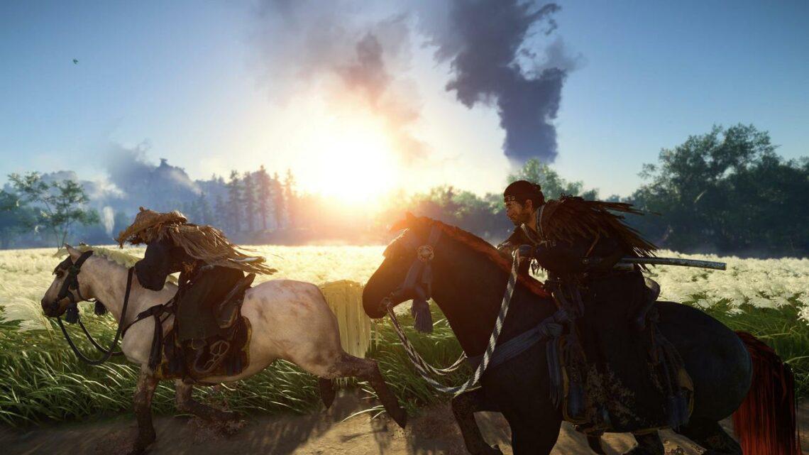 Cảnh đối kháng trong Ghost of Tsushima Iki Island