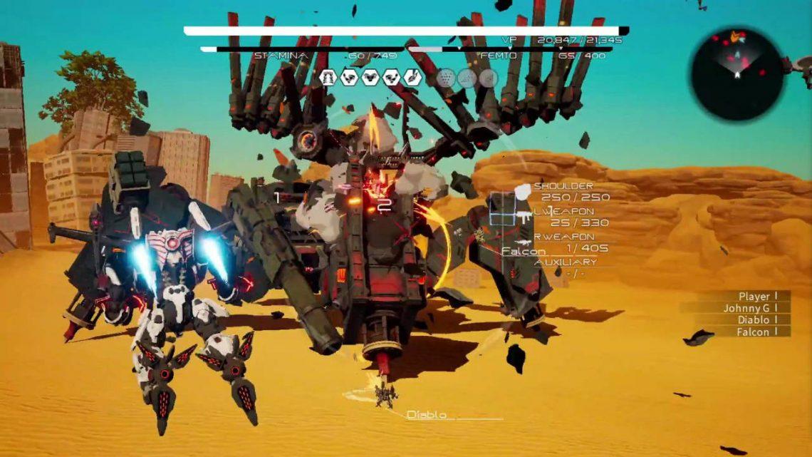 Hình ảnh Cỗ Máy Mecha Chiến Đấu trong Daemon X Machina