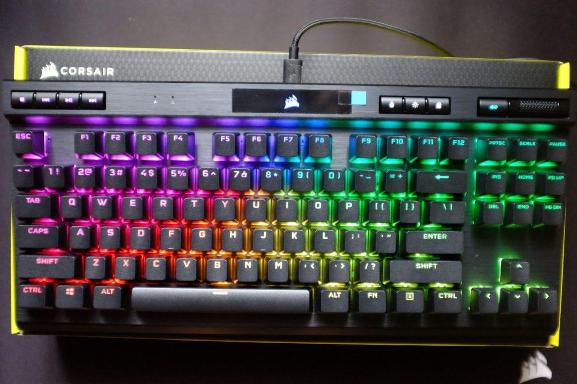 Hình ảnh Corsair K70 RGB TKL được thiết kế nhỏ gọn