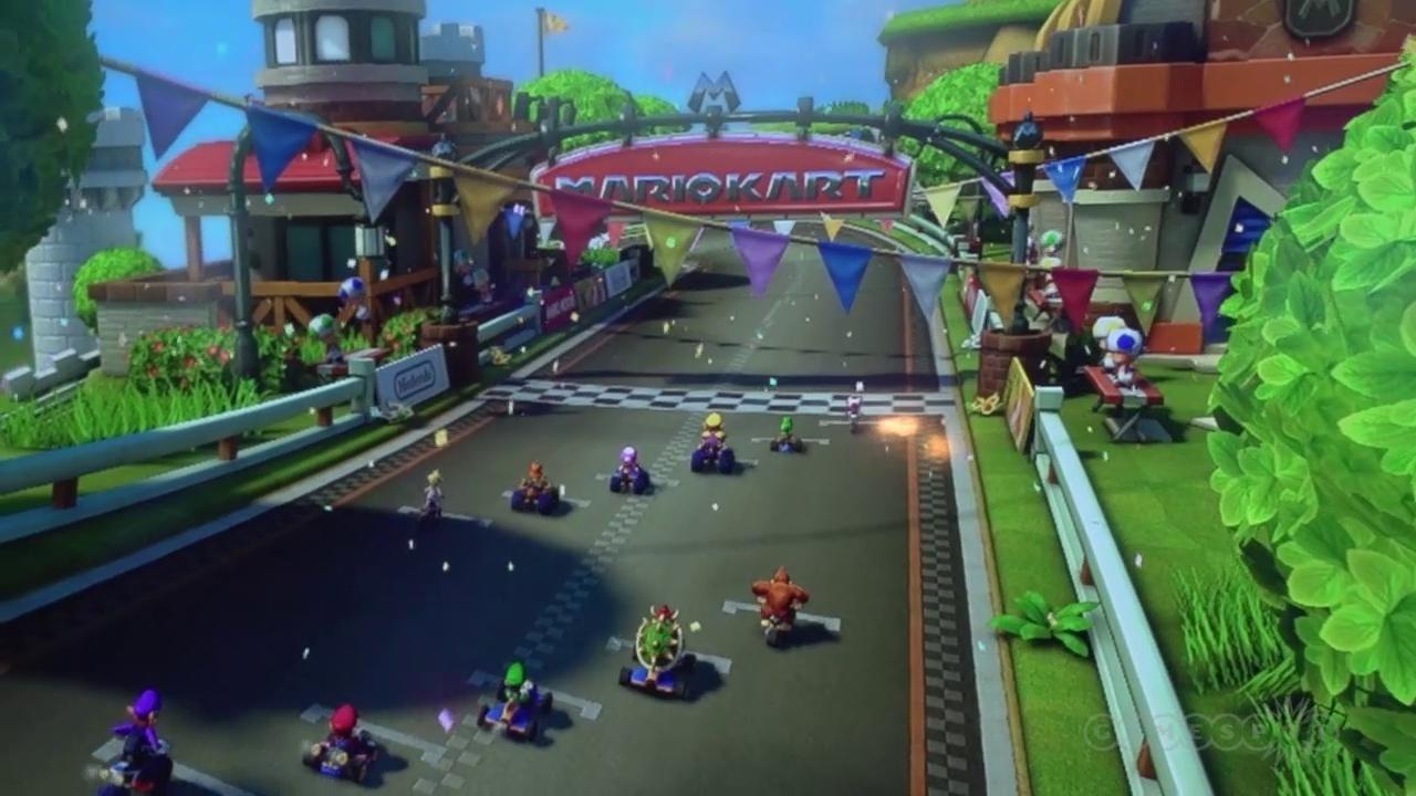 Đua xe dưới nước trong Mario Kart 8