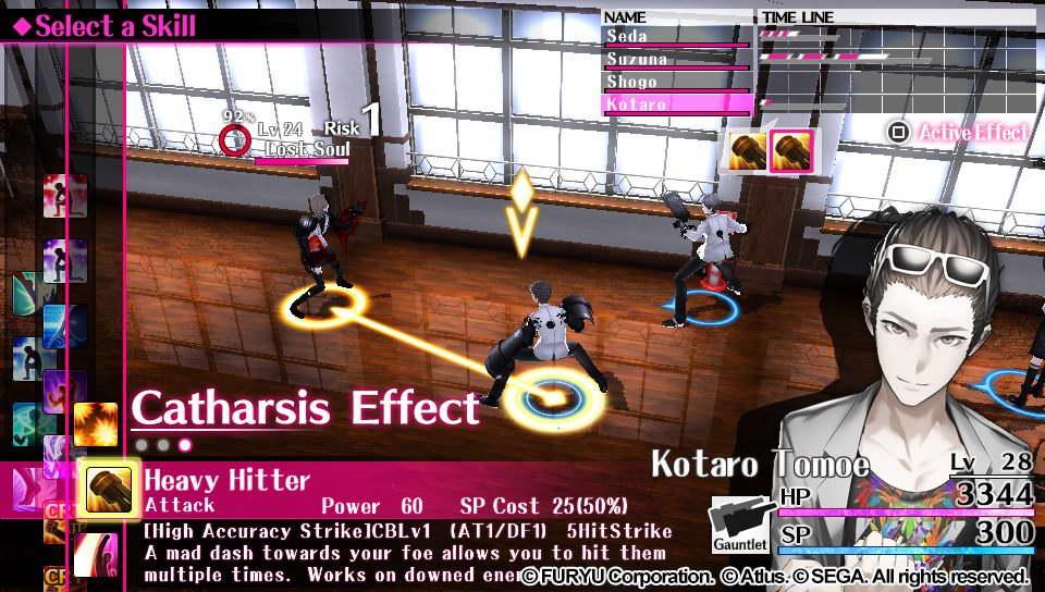 Hình ảnh hệ thống chiến đấu sáng tạo trong The Caligula Effect