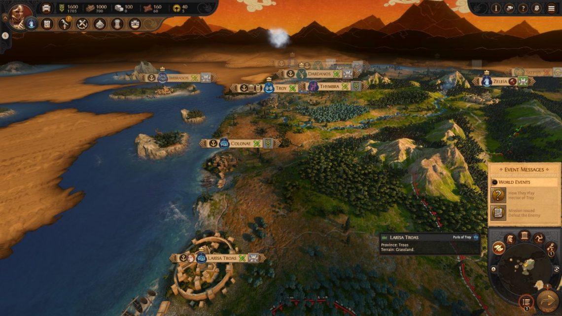 Hình ảnh chiến đấu trong Total War Saga Troy