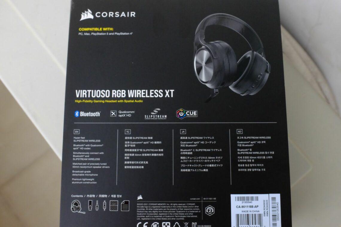 Hộp Corsair Virtuoso RGB Wireless XT