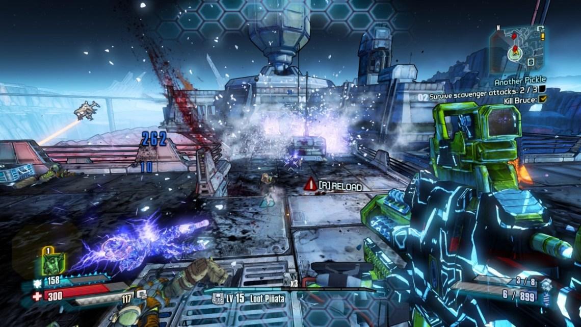 Môi trường trọng lực thấp trong Borderlands: The Pre-Sequel