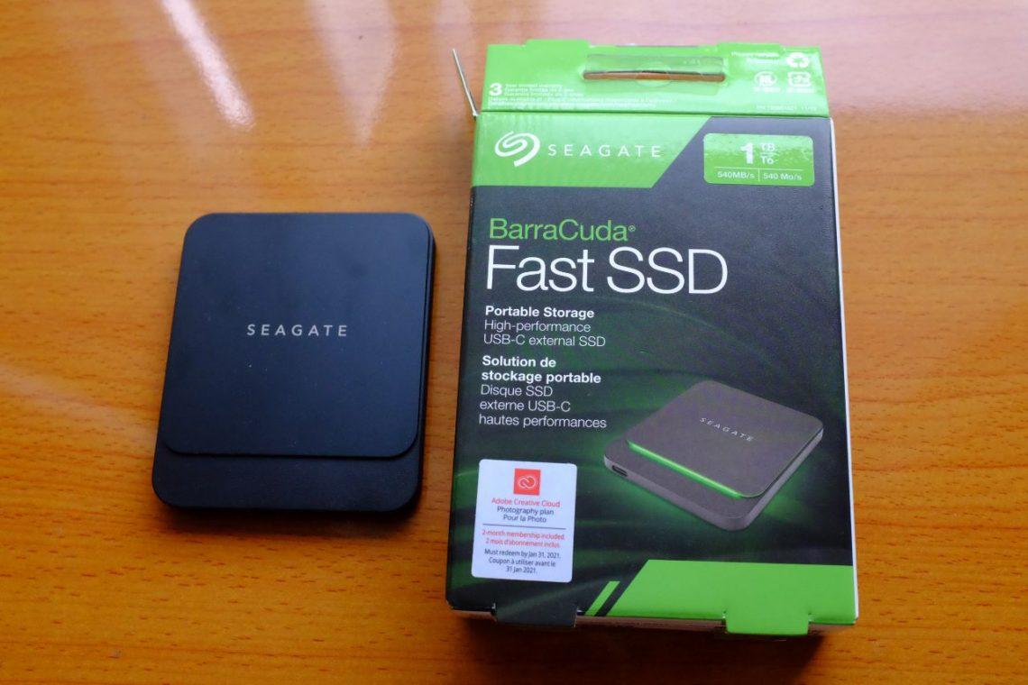 Seagate BarraCuda Fast SSD 1TB USB Type C