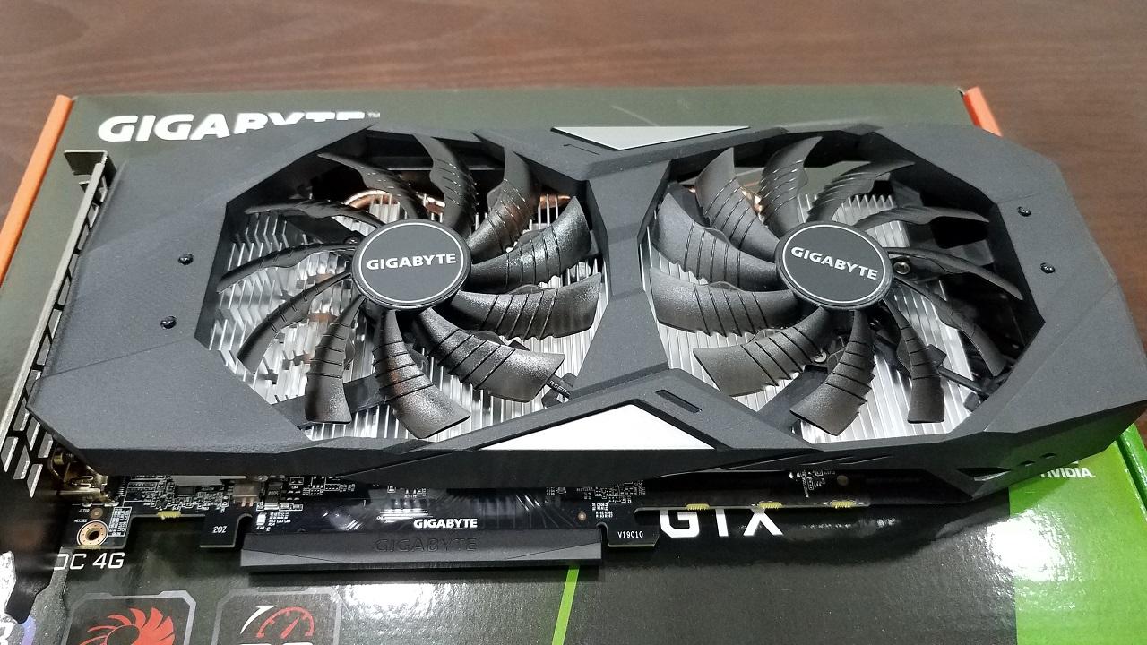 Thiết kế bên ngoài của Gigabyte GTX 1650 Gaming OC 4G