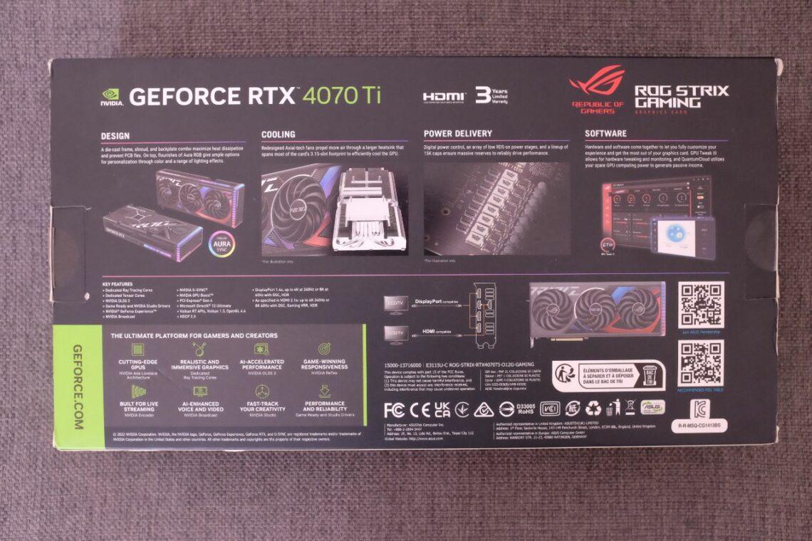 ASUS Strix RTX 4070 Ti