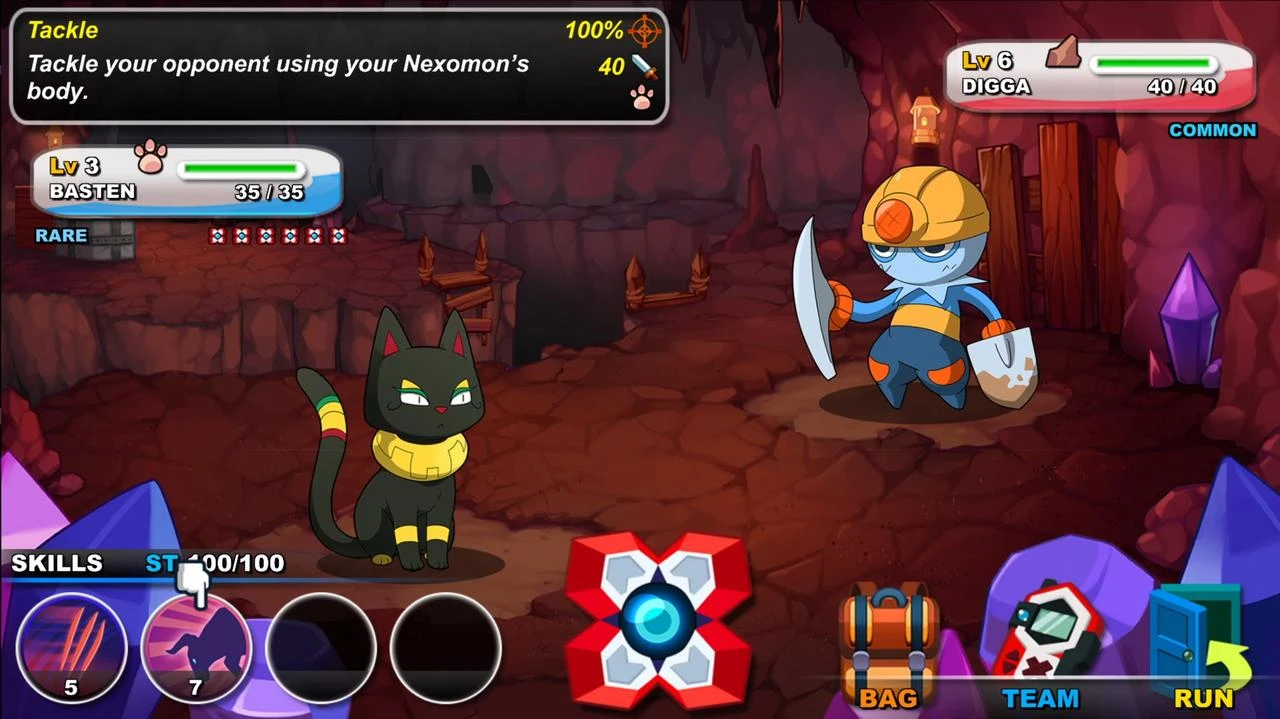 Hình ảnh chiến đấu trong Nexomon - Đánh Giá Game 