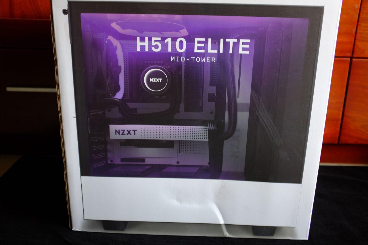 Vỏ case NZXT H510 Elite từ mặt trước